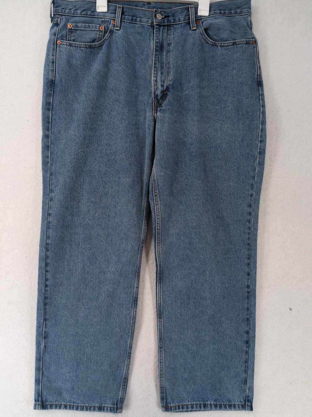 Levi's 550 Men's 40X30 Relaxed Fit Jeans Straight Leg Denim Light Wash